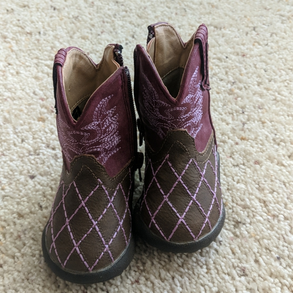 Infant Baby Girl Roper Boots NWOT